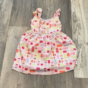 Yummy Dress Colorful Patterned Kids Dress